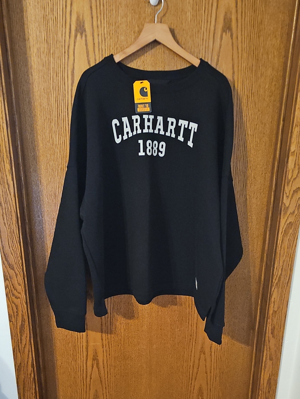 Carhartt Black Logo Crewneck Sweater